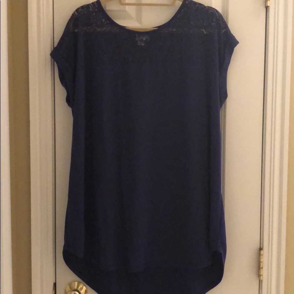 Indigo purple tunic